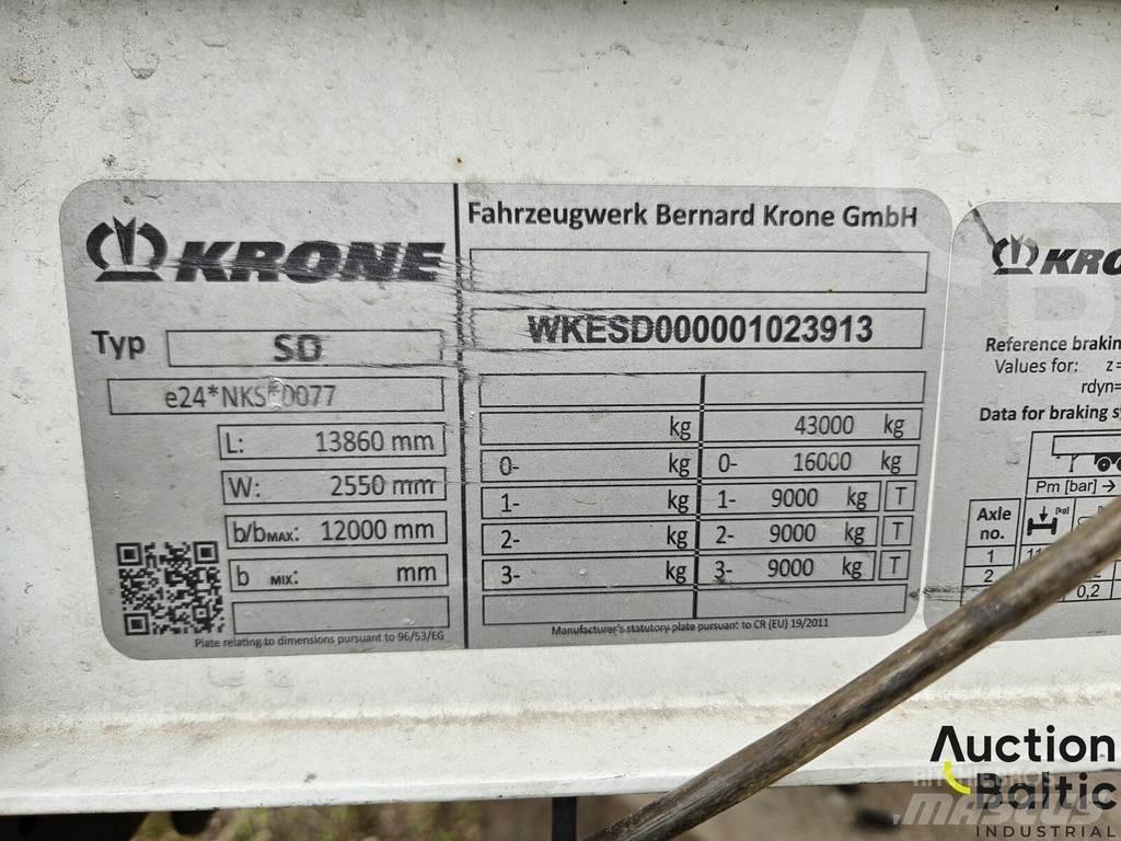 Krone SK 3855 Perdeli yari çekiciler