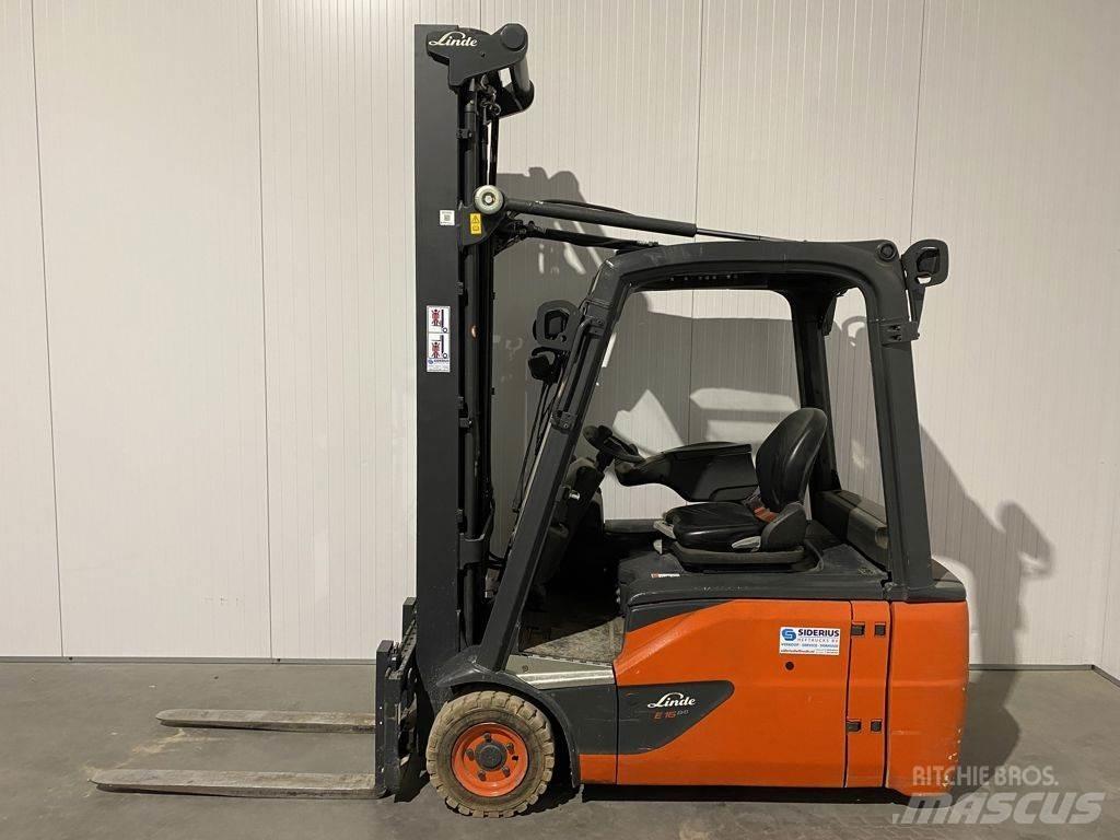 Linde E16L-02 Elektrikli forkliftler