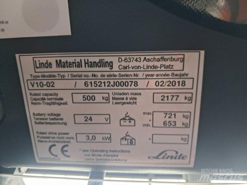 Linde V10-02 Düsük seviye siparis toplayici