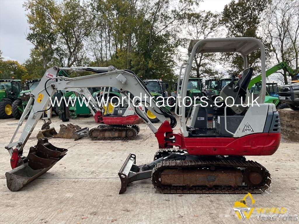 Takeuchi TB 228 Mini ekskavatörler, 7 tona dek