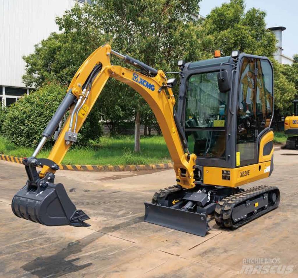 XCMG Rubber Tracks Mini ekskavatörler, 7 tona dek