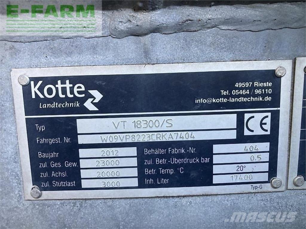  Gebo vt 18300 Gübre dagitma tankerleri