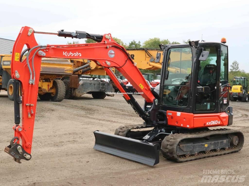 Kubota KX 060-5 Mini ekskavatörler, 7 tona dek