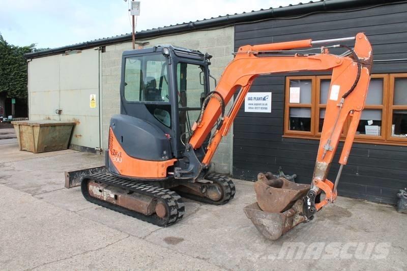 Hitachi ZX 30 U Mini ekskavatörler, 7 tona dek