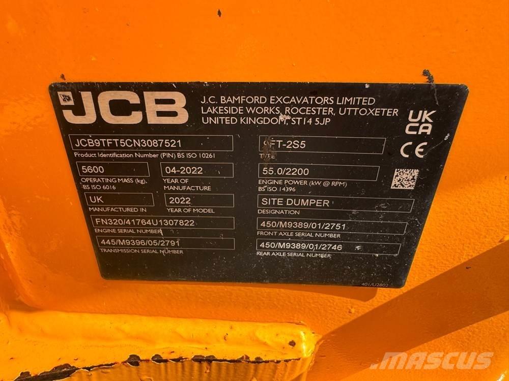 JCB 9T-2FT Belden kirma kamyonlar