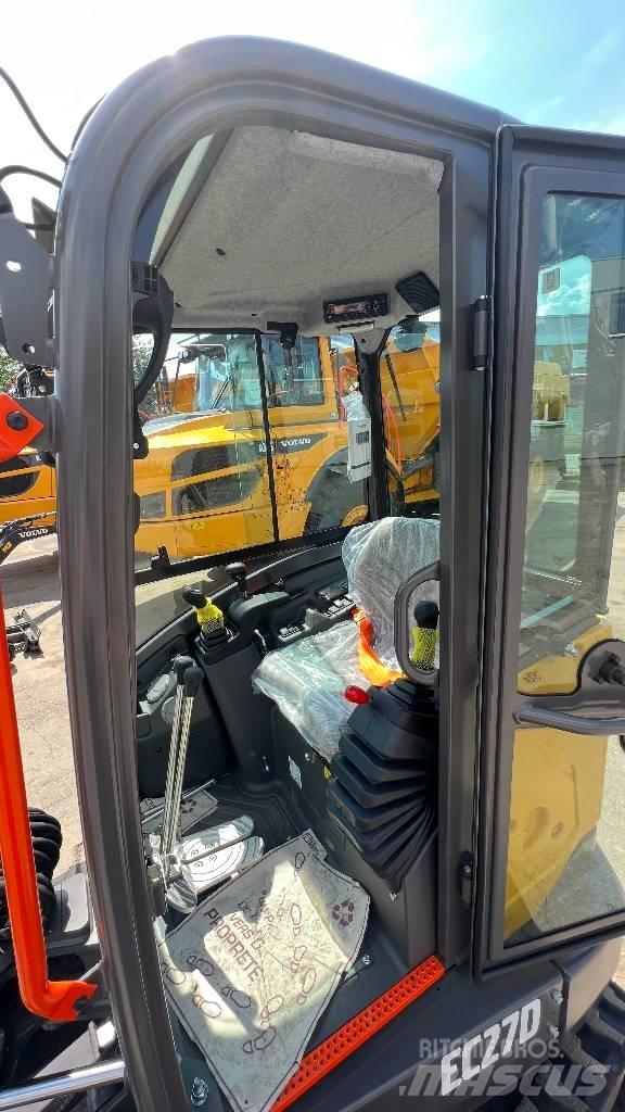 Volvo EC 27 D Mini ekskavatörler, 7 tona dek