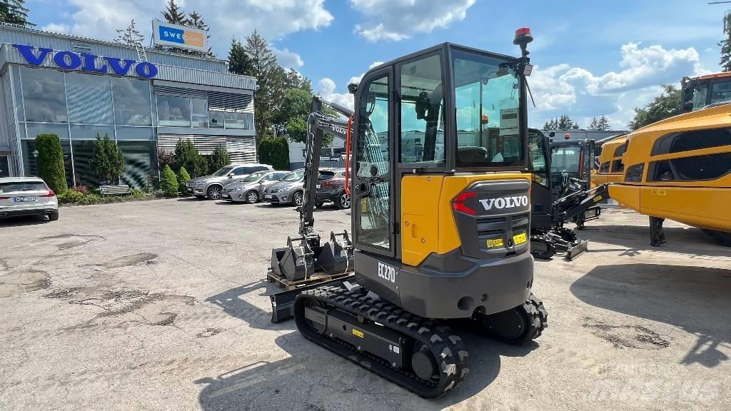 Volvo EC 27 D Mini ekskavatörler, 7 tona dek