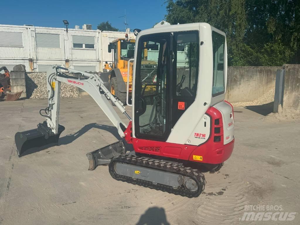 Takeuchi TB 216 Mini ekskavatörler, 7 tona dek