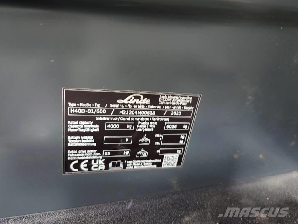 Linde H40D/600/1204 Dizel forkliftler