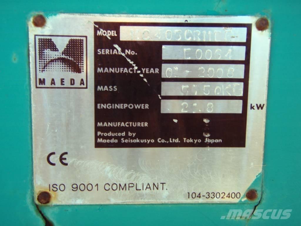 Maeda MC 405 CRME Paletli vinçler