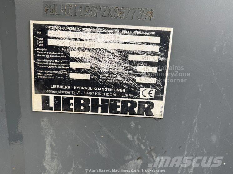 Liebherr A 914 Lastik tekerli ekskavatörler
