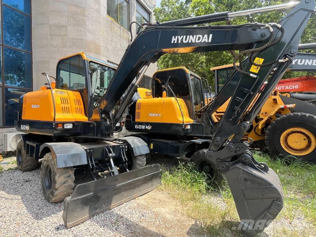 Hyundai R60W Lastik tekerli ekskavatörler