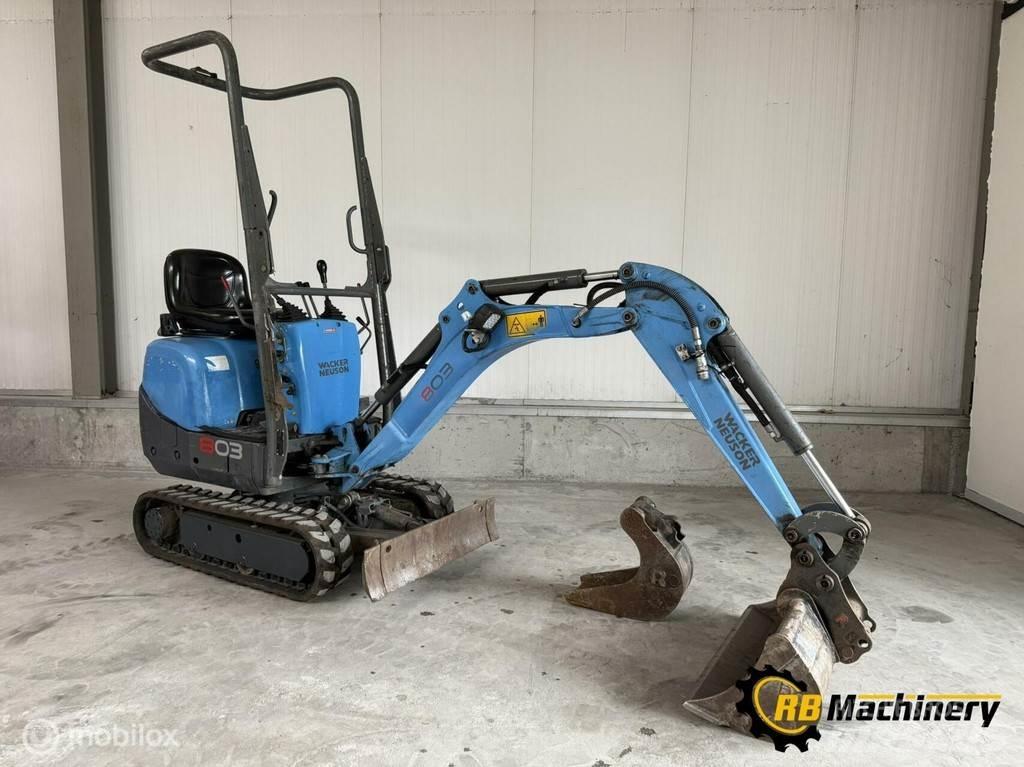 Wacker Neuson 803 Mini ekskavatörler, 7 tona dek