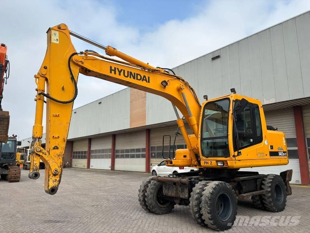 Hyundai 140W-7 Lastik tekerli ekskavatörler