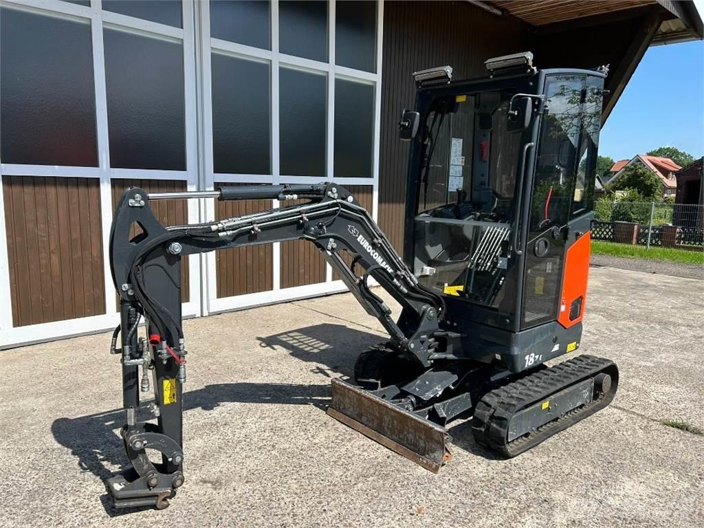 Eurocomach 18ZT Mini ekskavatörler, 7 tona dek