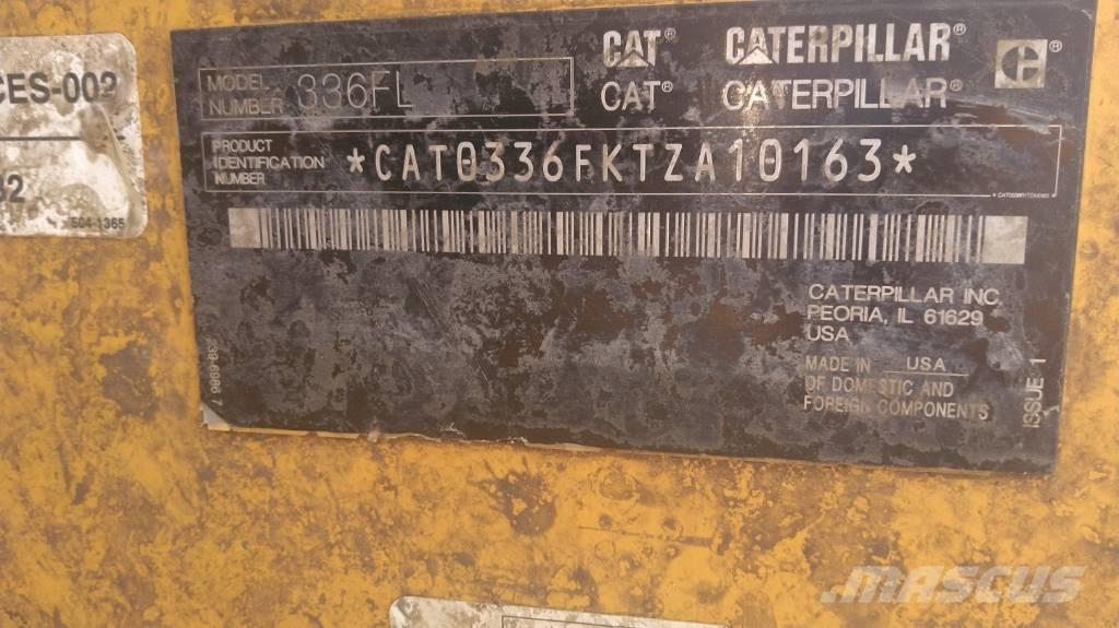 CAT 336 F L Paletli ekskavatörler
