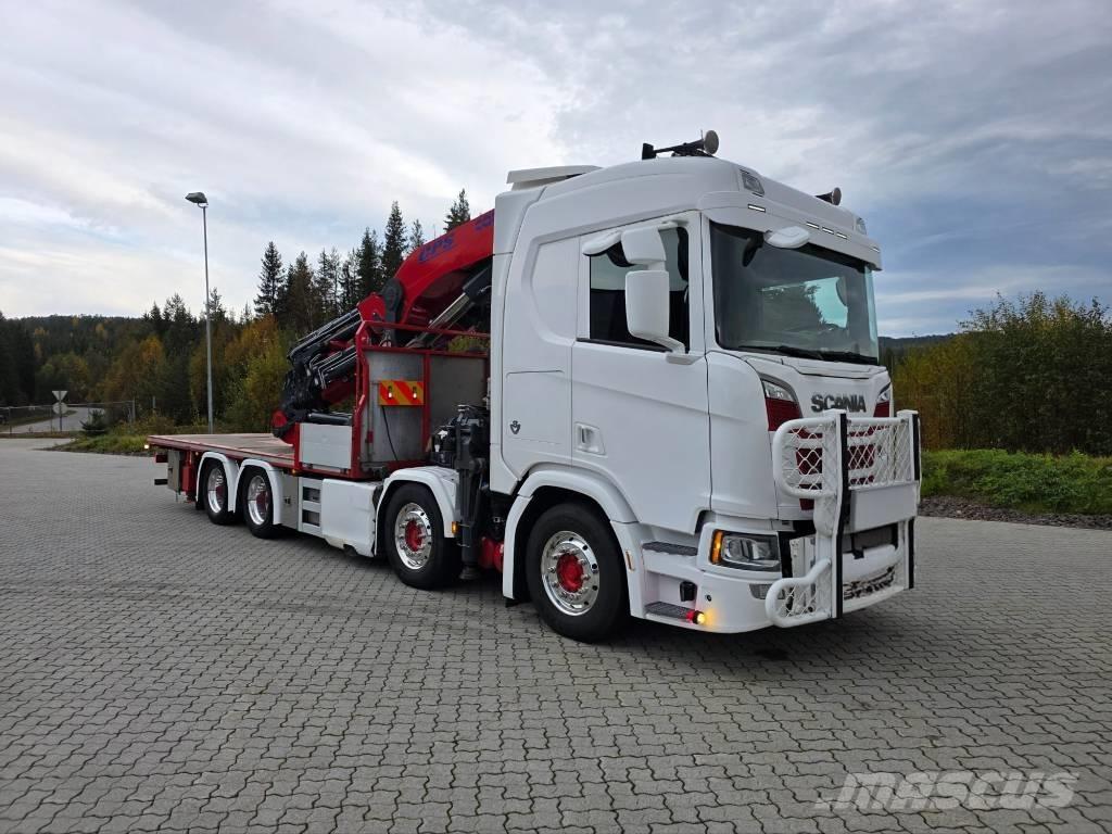 Scania R 650 Araç üzeri vinçler