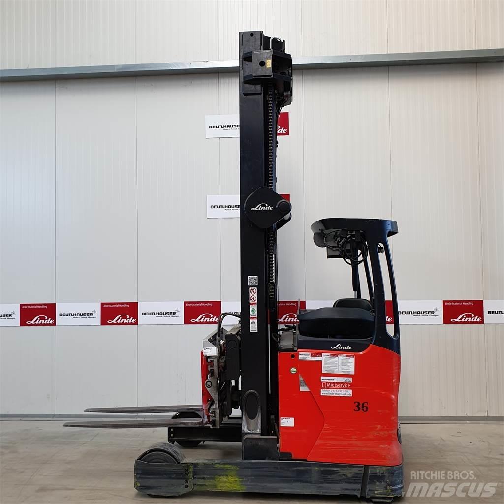 Linde R20HD Reach truck - depo içi istif araçları