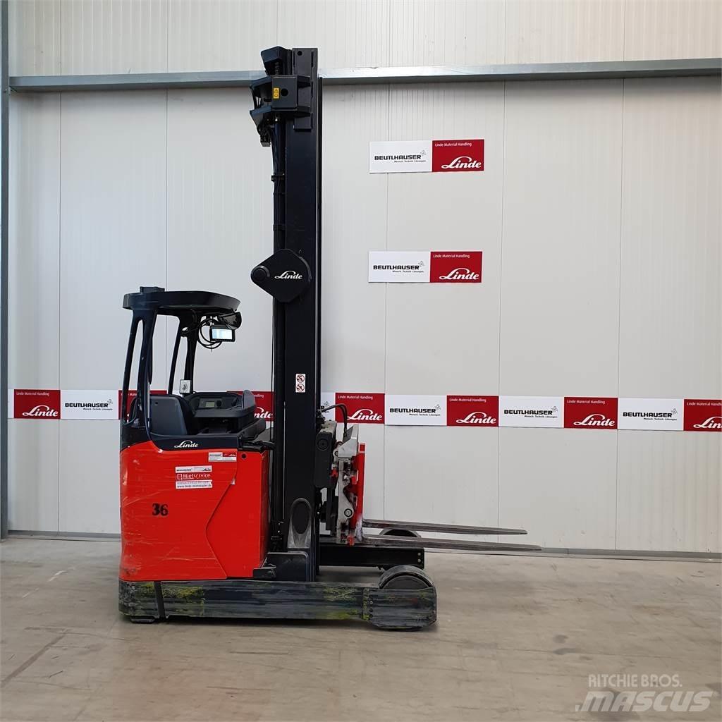 Linde R20HD Reach truck - depo içi istif araçları