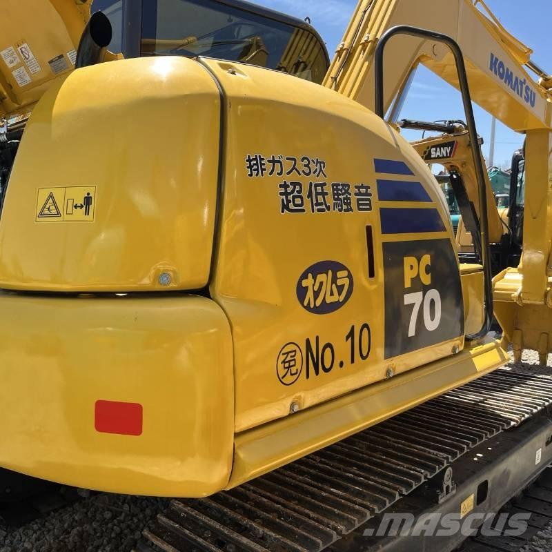 Komatsu PC 70 Paletli ekskavatörler