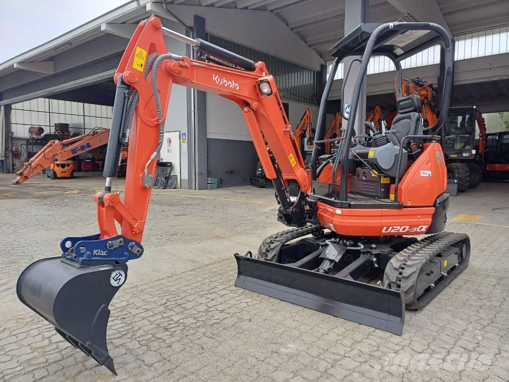 Kubota U 20-3 Mini ekskavatörler, 7 tona dek