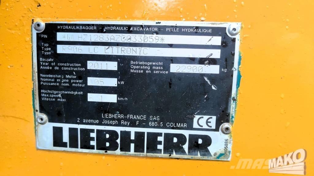 Liebherr R 906 LC Paletli ekskavatörler