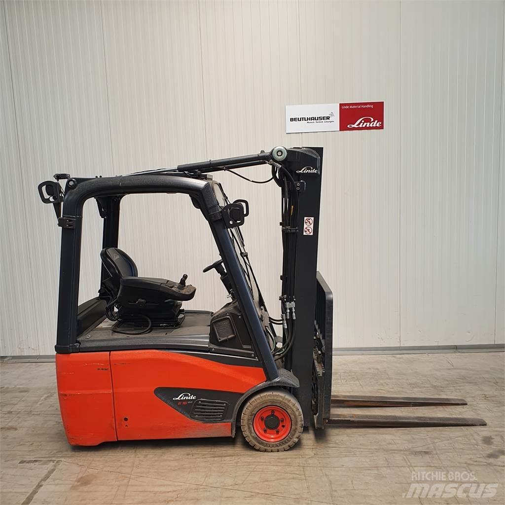 Linde E16 Elektrikli forkliftler