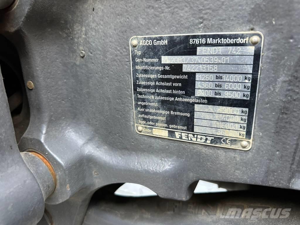 Fendt 722 Profi Plus Traktörler