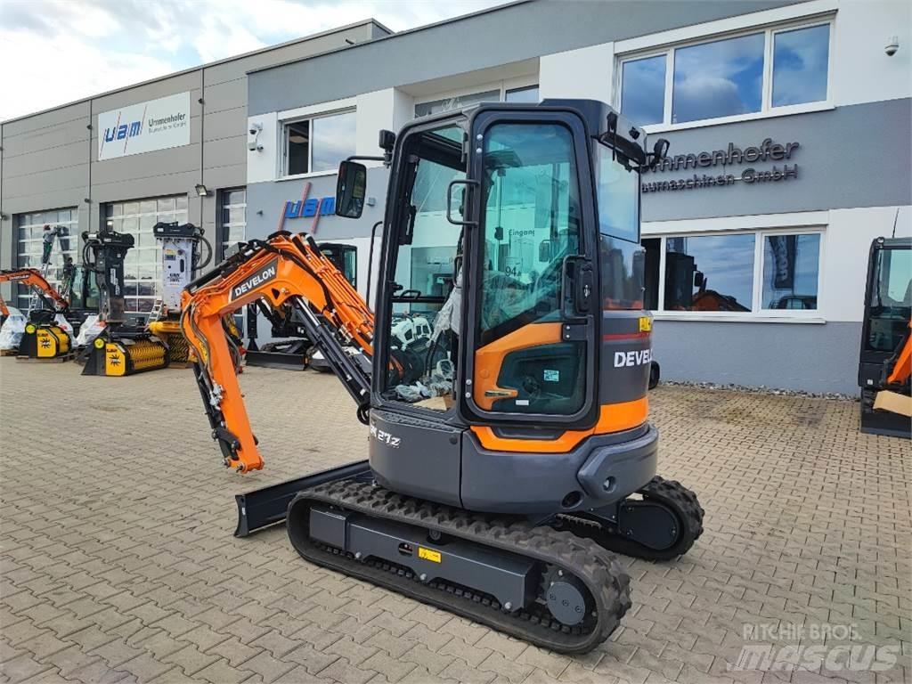 Develon DX27Z-7 Mini ekskavatörler, 7 tona dek