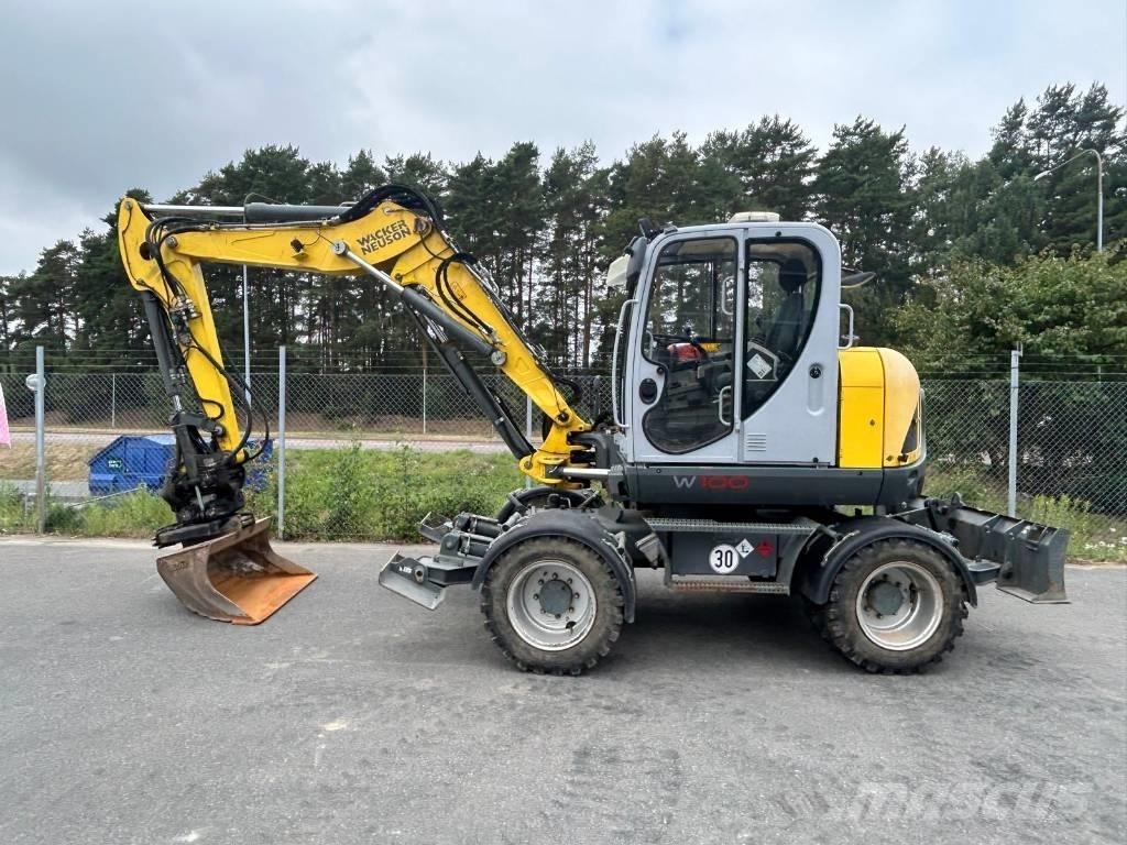 Wacker Neuson EW100 Lastik tekerli ekskavatörler