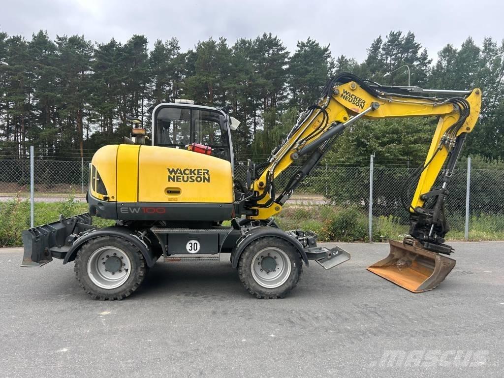 Wacker Neuson EW100 Lastik tekerli ekskavatörler