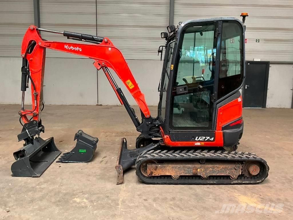 Kubota U 27-4 Mini ekskavatörler, 7 tona dek