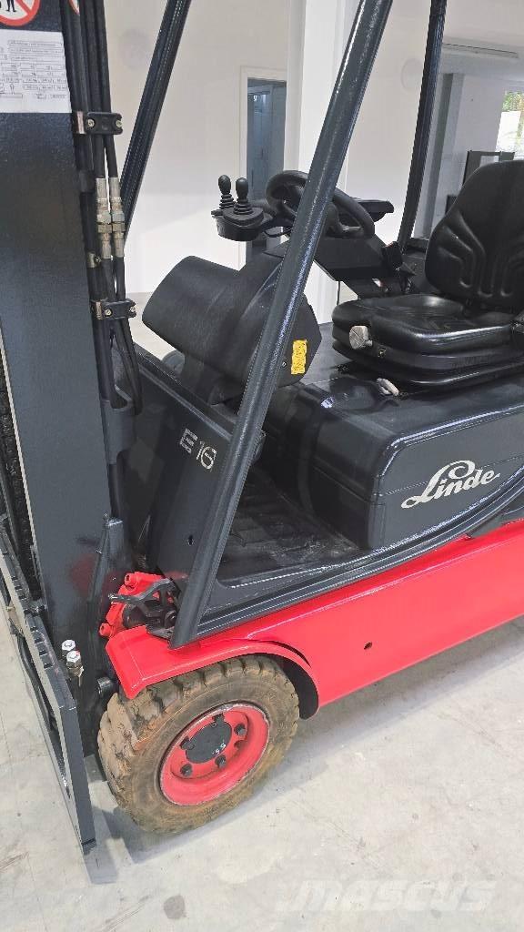 Linde E 16 C-02 Elektrikli forkliftler