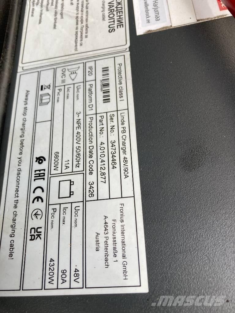 Linde E16P/386-02 Elektrikli forkliftler