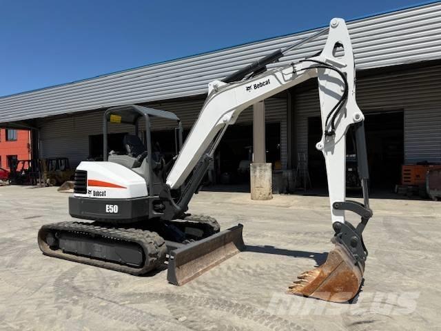 Bobcat E 50 Mini ekskavatörler, 7 tona dek