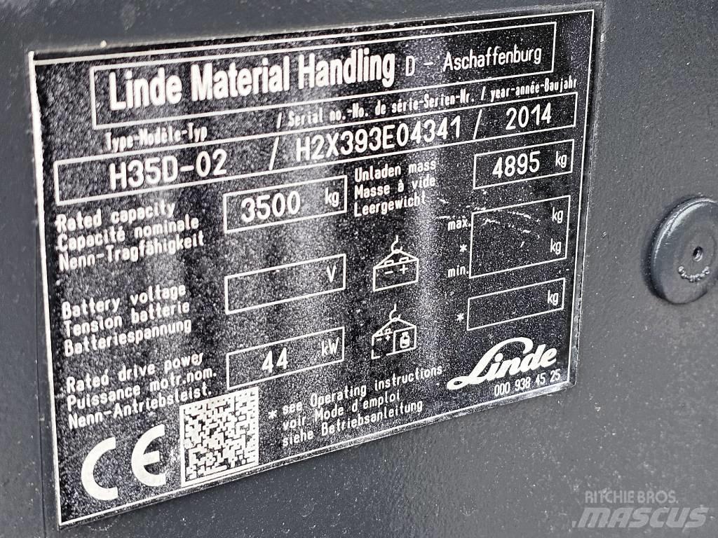 Linde H35D-02 Dizel forkliftler