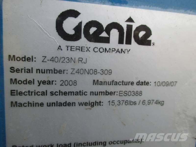 Genie Z 40/23 N RJ Körüklü personel platformları
