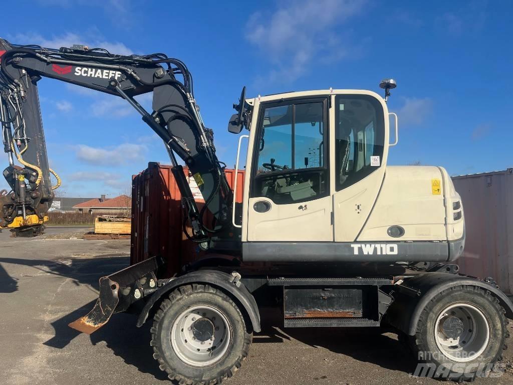 Terex TW 110 Lastik tekerli ekskavatörler