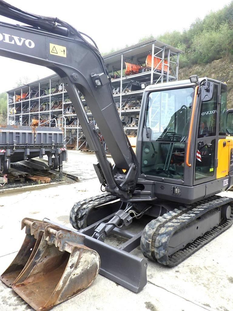 Volvo EC 55 C Mini ekskavatörler, 7 tona dek