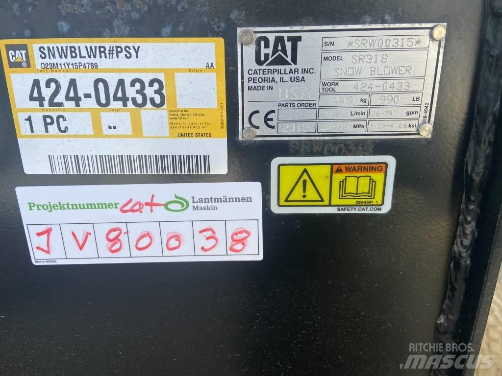 CAT SR318 SNÖ SLUNGA Diger tarim makinalari