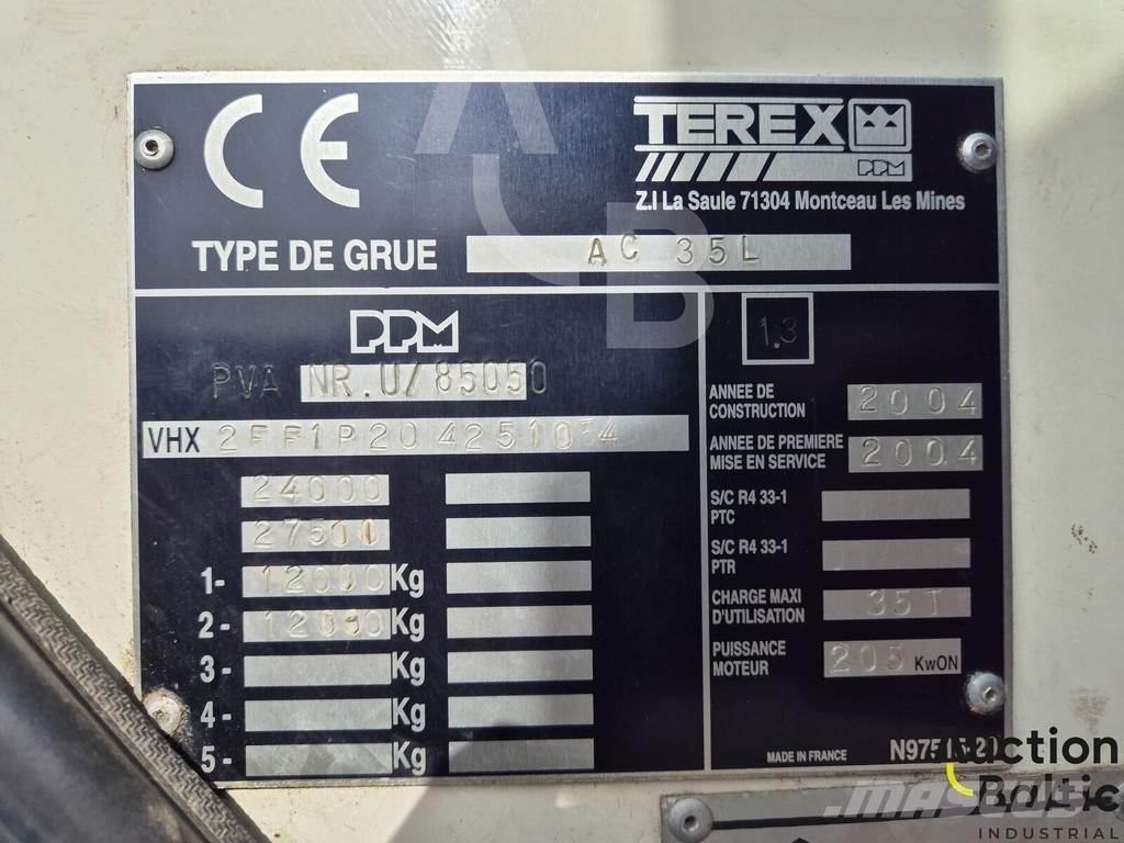 Terex AC 35 L Araç üzeri vinçler