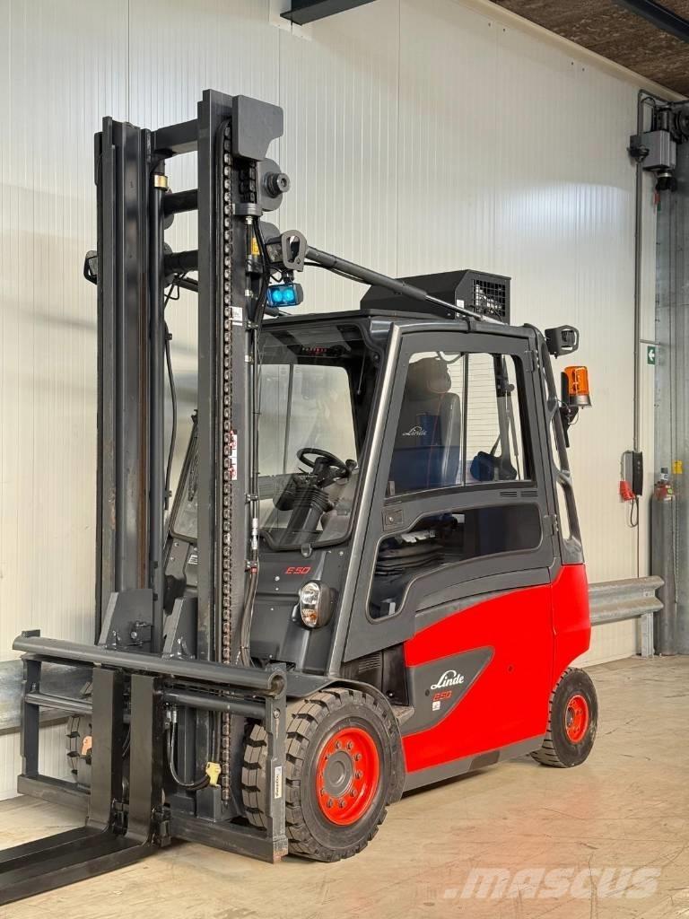 Linde E 50-02 Elektrikli forkliftler