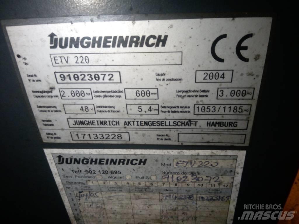 Jungheinrich ETV 220 Reach truck - depo içi istif araçları