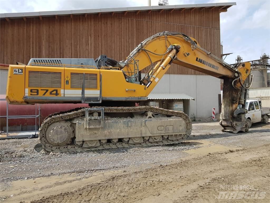 Liebherr R974 Paletli ekskavatörler