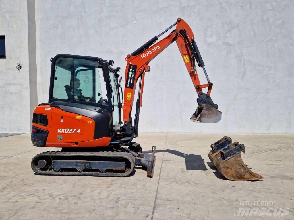 Kubota KX 027-4 M353 Mini ekskavatörler, 7 tona dek