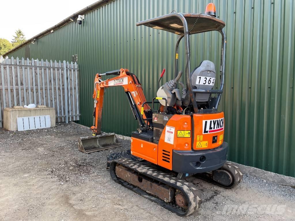 Hitachi ZX 19 U-6 Mini ekskavatörler, 7 tona dek