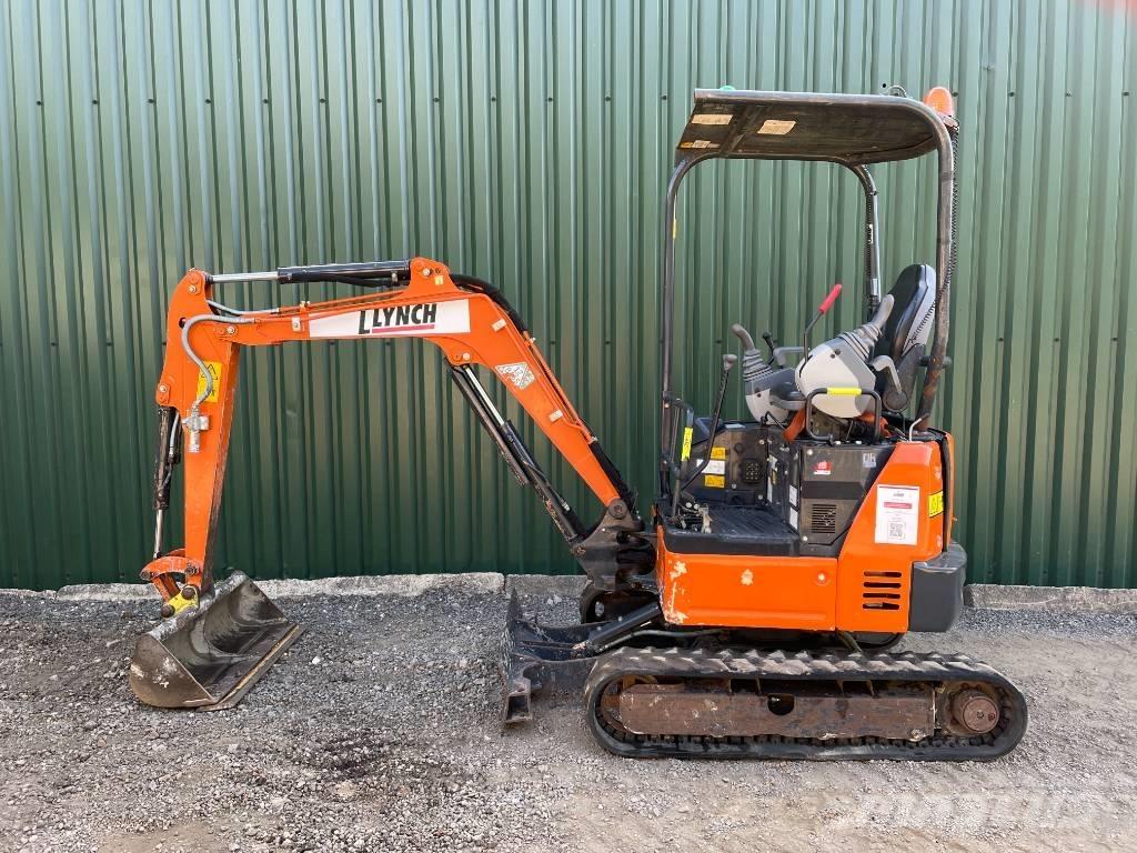 Hitachi ZX 19 U-6 Mini ekskavatörler, 7 tona dek