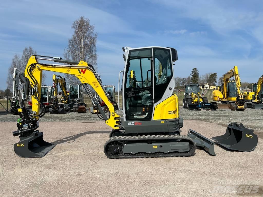 Wacker Neuson EZ26 Mini ekskavatörler, 7 tona dek