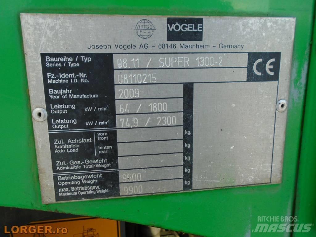 Vögele Super 1300-2 Asfalt sericiler