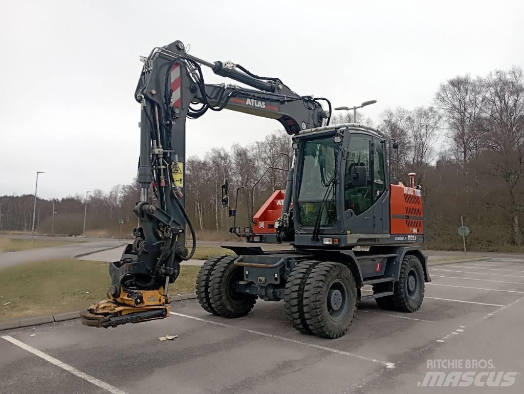 Atlas 160 W Lastik tekerli ekskavatörler